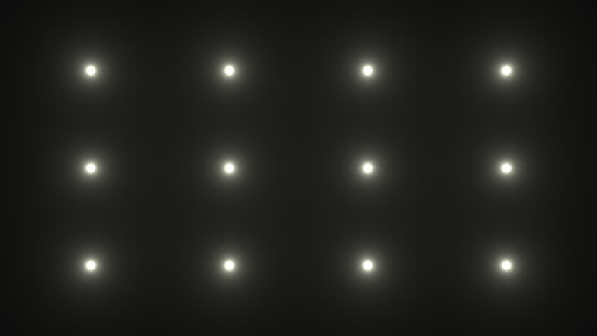 Light bulb grid. Computer generated 3d render