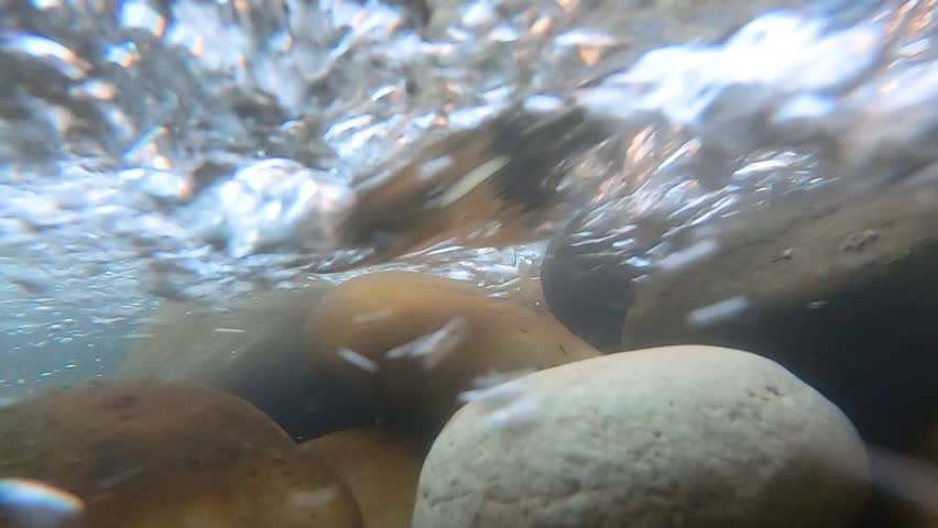 Zion Narrows River Flow and Cliffs Pedestal Shot