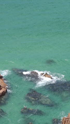 Atlantic Coast, ocean view, rocky in the ocean, seaside, waves on rocks 