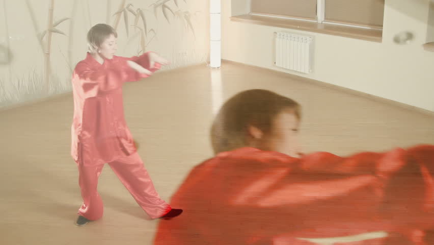 female martial artists in the room