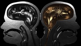 Opening the subconscious on a black background - Powered by Shutterstock - Get 15% off with code: PIKWIZARD15