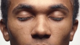 Close-Up of Closed Eyes and Relaxed Expression - Powered by Shutterstock - Get 15% off with code: PIKWIZARD15