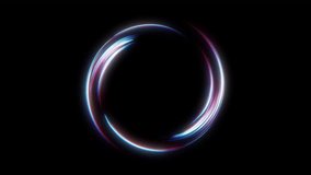 Circle energy effect. Abstract Swirl ring. Circle Neon energy ring. Space energy hole on a transparent background. luminous shimmer swirling lines, particles. Vortex energy flows. Looped - Powered by Shutterstock - Get 15% off with code: PIKWIZARD15