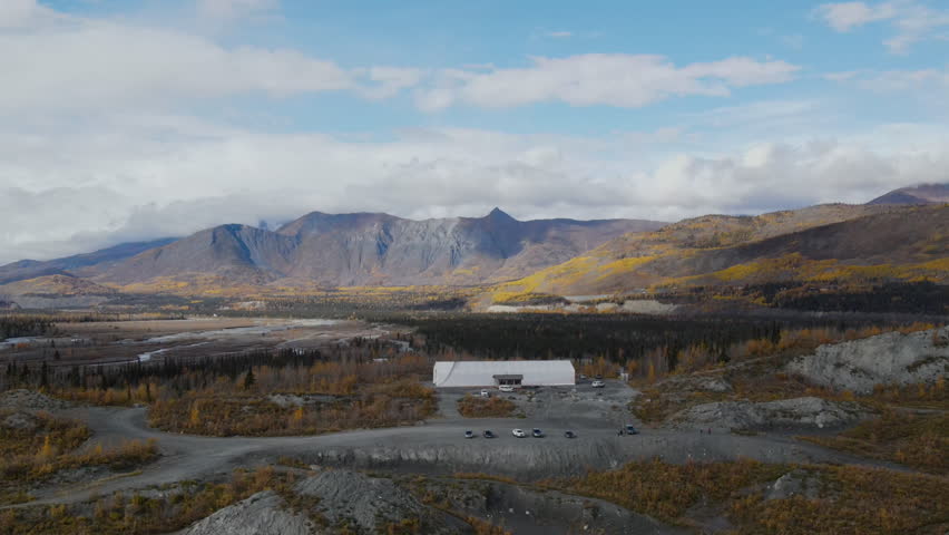 Matanuska Glacier State Recreation Area, just two hours from Anchorage in Alaska, USA.