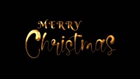 Merry Christmas text animation, perfect for festive greeting cards, social media posts, and holiday themed designs. - Powered by Shutterstock - Get 15% off with code: PIKWIZARD15