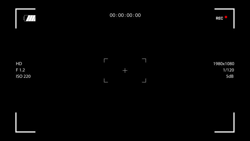 Camera Recording Screen Interface Overlay. Camera Recording Screen. Camcorder Screen Interface Overlay