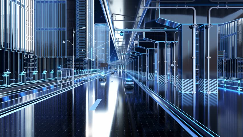 Digital Grid City Smart Life Holographic Urban Development Technology Informatization (ver.04)