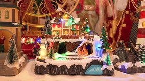 Christmas market stall with variety types of Christmas decoration displayed for sale - Powered by Shutterstock - Get 15% off with code: PIKWIZARD15