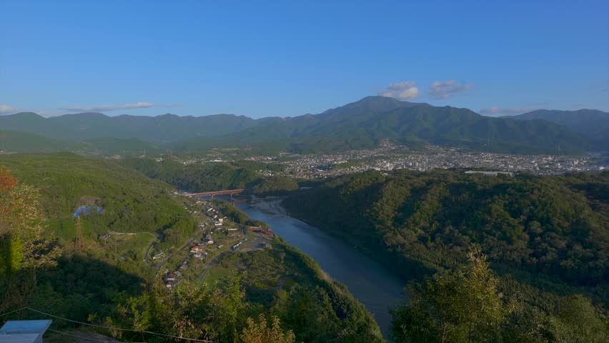 Landscapes of mountainous regions in Japan