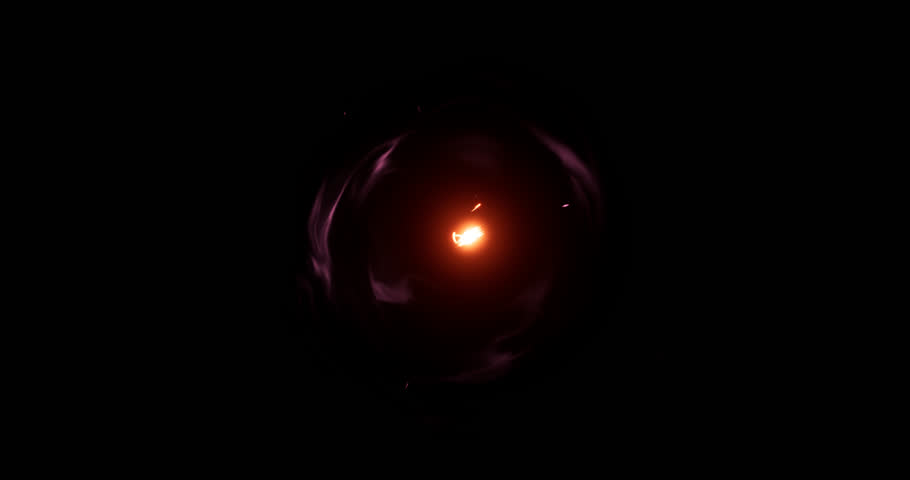 energy charging effect on black background