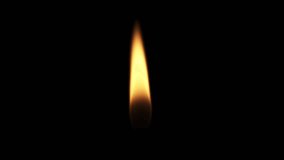 Peaceful Candle with a Steady Flame position on Alpha Background. - Powered by Shutterstock - Get 15% off with code: PIKWIZARD15