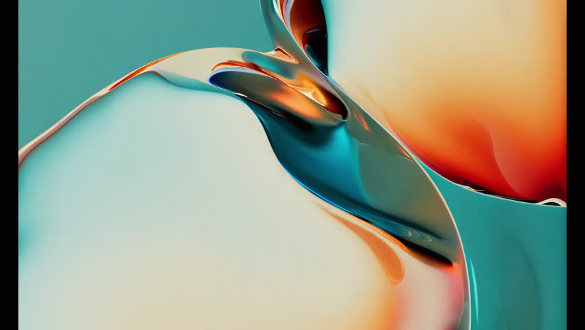 Soft Curves Blend Seamlessly Creating Dance Of Color And Light.