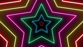 
Multicolor star neon background, for holiday celebration party. Seamless loop, 4k animation. - Powered by Shutterstock - Get 15% off with code: PIKWIZARD15