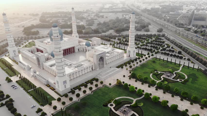 The Grand Mosque in Sohar, Sultan Qaboos Grand Mosque. It is the main operating mosque in Sohar, Oman.	
