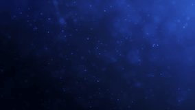 Shining glittering sparkling dust particles, energy levitating in space. Glowing abstract bokeh of dust particles randomly spin floating in the air on dark background. 4k 60fps looped graphic.  - Powered by Shutterstock - Get 15% off with code: PIKWIZARD15