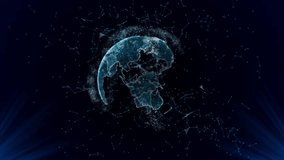 Hud Planet earth global world Data exchange grid, transfer, international trade. connection social internet network Worldwide news media broadcast. Blockchain technology Business. 3D Illustration - Powered by Shutterstock - Get 15% off with code: PIKWIZARD15