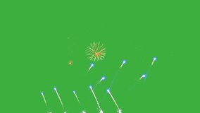 Realtime abstract firework display at festival for Happy New Year 2025, Independence Day, and Chinese New Year - Powered by Shutterstock - Get 15% off with code: PIKWIZARD15
