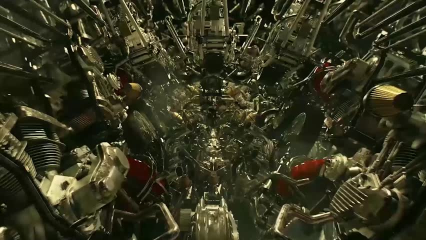 steampunk abstraction - dream engine, motorcycle gears