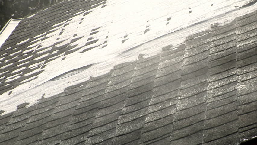 steam melting snow water evaporates into Stock Footage Video (100% ...