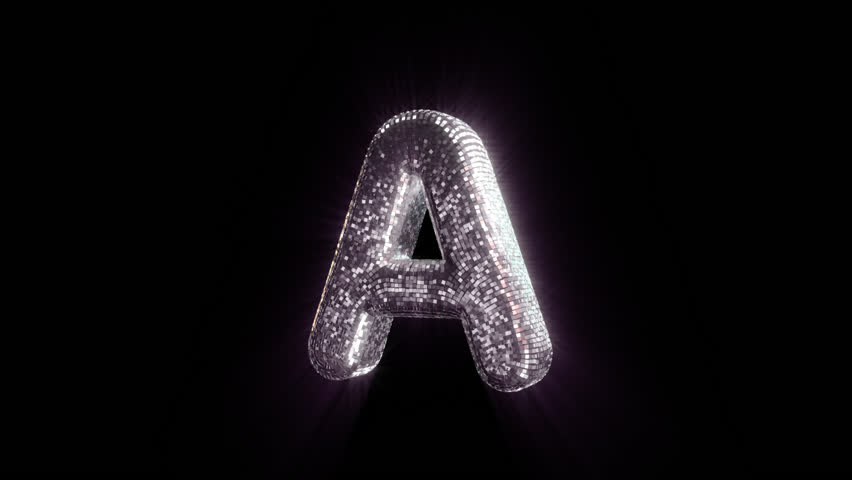 A Letter with Disco Ball aesthetics On Alpha Loop