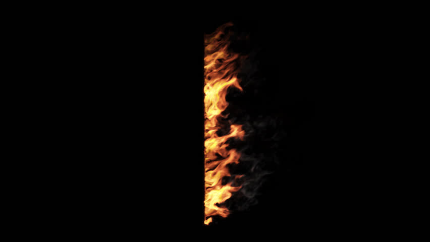 Looped Structure fire flames, with dynamic and realistic effects, perfect for action-packed and emergency-themed videos on an alpha background.