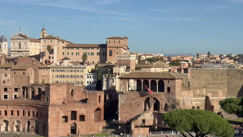 Panoramic View of Rome, Italy