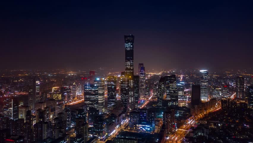 Beautiful time-lapse photography of Beijing
