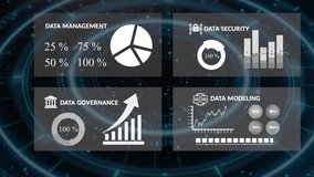 Data analytics.Data securyty.Management.Data System with KPI and metrics connected to the database for technology finance, operations, sales, marketing - Powered by Shutterstock - Get 15% off with code: PIKWIZARD15