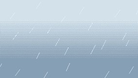 Pixel art rain fall animation on blue gradient background, Motion graphics of rain drops falling backdrop, retro video-game style seamless loop animated video. - Powered by Shutterstock - Get 15% off with code: PIKWIZARD15
