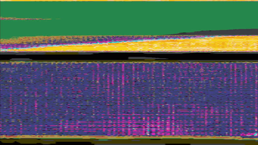 Distorted video signals generate a captivating array of abstract glitch art patterns filled with vibrant colors and textures