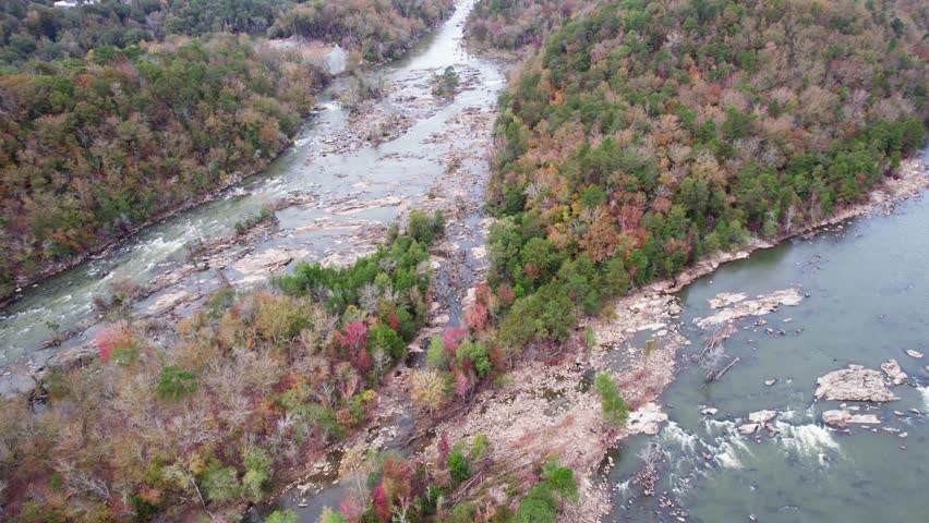 Short bypass and long bypass meet on the Catawba River