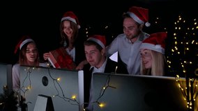 New Year celebration in the office. - Powered by Shutterstock - Get 15% off with code: PIKWIZARD15