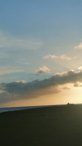 Rapa Nui Archaeological Site Overlooking the Ocean - Vertical Video