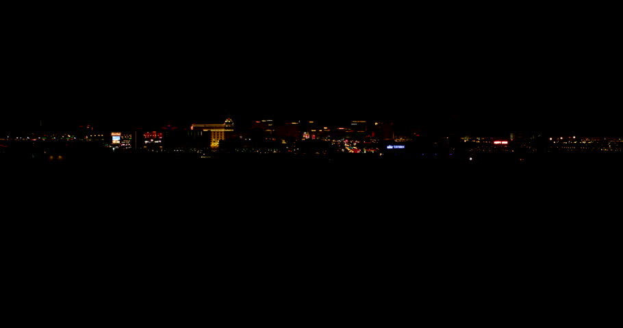 Las Vegas, Nevada, Night, Wide shot, Vegas strip