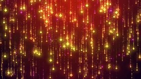 Falling glowing gold streak cascading rain line particles , 4K ,3d abstract animation of particle background. - Powered by Shutterstock - Get 15% off with code: PIKWIZARD15