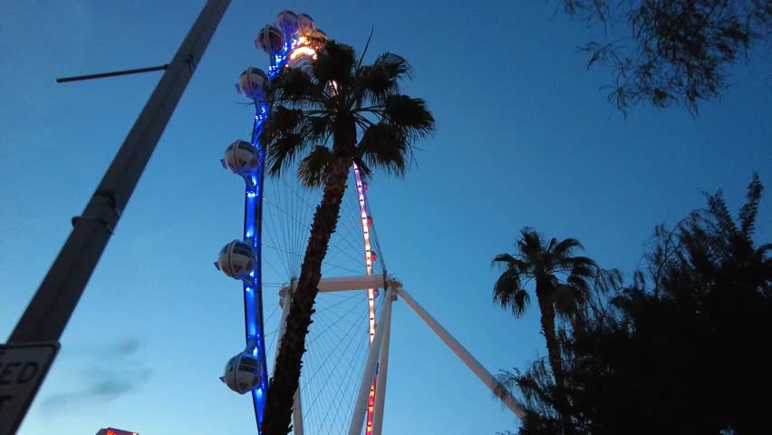 Experience the mesmerizing view of the Las Vegas Strip