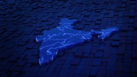 Digital India technology, India Map technology abstract background, Technology abstract background. Map of India circuit board. Map with artificial intelligence concept. diagram. 3D Illustration - Powered by Shutterstock - Get 15% off with code: PIKWIZARD15
