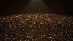 Digital Futuristic energy soft flow Eye Iris Connections, Abstract Iris explosion Molecule structure background. fiber optic lines Digital sphere tunnel. Wave wire frame Moving Lines. 3D Illustration - Powered by Shutterstock - Get 15% off with code: PIKWIZARD15