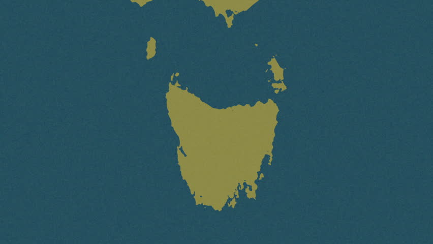 Tasmania - state of Australia, extruded. Pattern