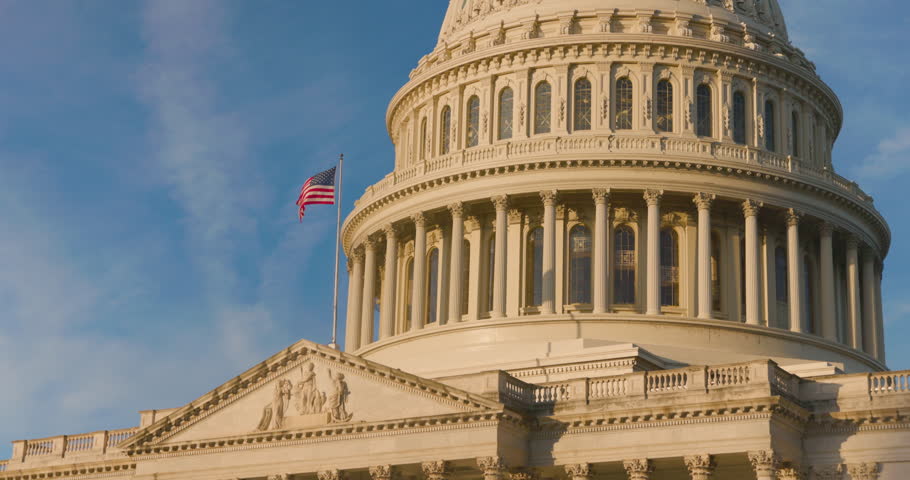 The U.S. Capitol in Washington D.C. on Capitol Hill