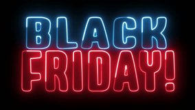Black friday neon sign. Black Friday text font with neon light. Luminous and shimmering haze inside the letters of the text Black Friday. - Powered by Shutterstock - Get 15% off with code: PIKWIZARD15