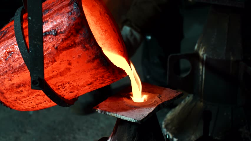 Steel and casting, metal melting, metal casting, liquid steel