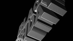 Black Friday 3d text animation seamless loop. - Powered by Shutterstock - Get 15% off with code: PIKWIZARD15