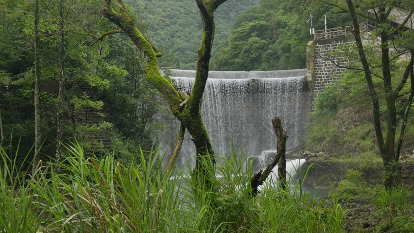  natural scenery of the Nanxi River tourist area in Wenzhou, Zhejiang, China. High quality 4k footage