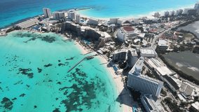 Aerial footage of Cancún, Quintana Roo. Mexico. - Powered by Shutterstock - Get 15% off with code: PIKWIZARD15