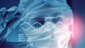 Innovate DNA Technology in Science and Medicine. Cutting Edge Biotechnology Research. Genetic Analysis for Healthcare Advancements. Genomic research or gene therapy concept. Futuristic medical charts - Powered by Shutterstock - Get 15% off with code: PIKWIZARD15