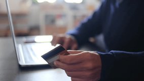 Hands using laptop and credit card for online payment. - Powered by Shutterstock - Get 15% off with code: PIKWIZARD15
