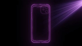 Hologram smartphone. Computer generated 3d render - Powered by Shutterstock - Get 15% off with code: PIKWIZARD15
