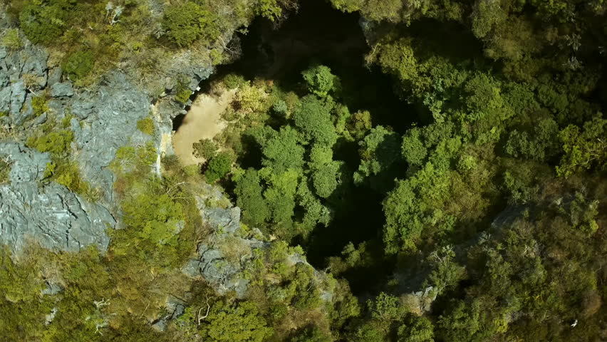 Landscape View of Sam Roi Yot Mountain National Park in Kui Buri District, Prachuap Khiri Khan Province, Thailand.