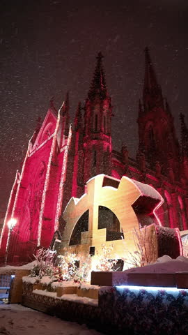 Christmas Market at Saint-Étienne Temple, Mulhouse, France, 21 November 2024